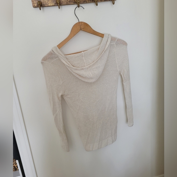 COPY - Mara Hoffman vintage y2k open knit lightweight hoodie - Picture 5 of 6